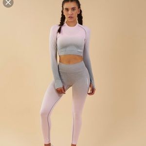 GYM SHARK SET 💫 ombré seamless